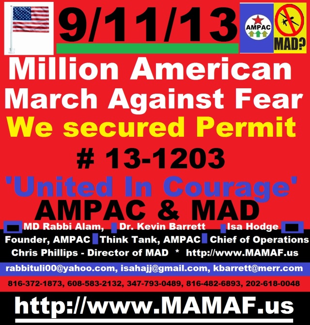 AMPAC Permit 1000 instead of Million Muslim March 2